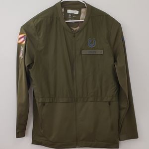 Nike, Indianapolis Colts, Salute to Service Jacket, sz XL, Olive, Chris Ballard